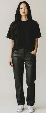 Wilsons Leather Black Leather Pants Size 10